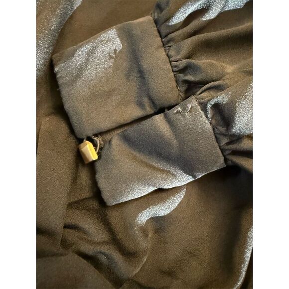 Ieena for Mac Duggal Women's Black Wide Leg Jumpsuit Size 0 Long Sleeve - Picture 11 of 12